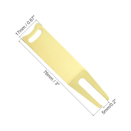 Metal Buigen Golf Divot Repair Tool, Metal Golf Fork accessoire gebogen Spit voor Golf Golf mannen vrouwen