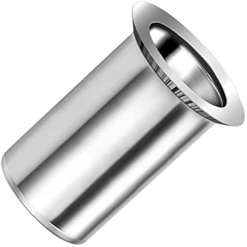 M8 Rivet Nuts, Countersunk Head Ronde Body met Thread, 8mm mm Noot, Gegalvaniseerd Staal Rivet Nut, Rivet voor Staal, Legering, Koper, Plastic, glasvezel en Composite (5 st.)