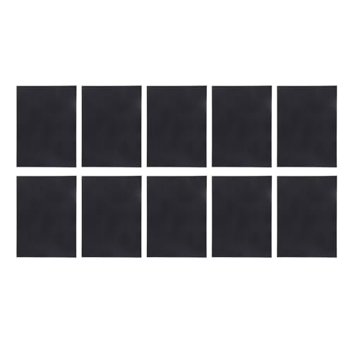 10 Vellen Zwarte Laser Testpapier, Dubbelzijdig Gebruik Dimmer Papier Laser Graveren Markering Papier voor Laser Uitrusting