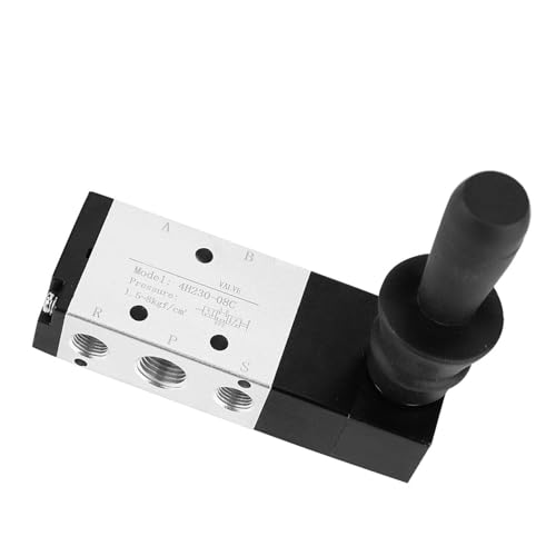 Handmatige luchtklep, 5 poort 3 positie Pneumatische klep 0~0,8Mpa Handleverventiel (4H230-08) 3