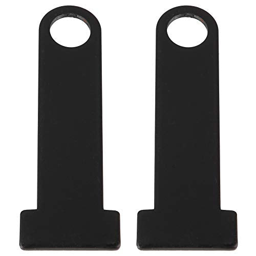 Lidlox helm slot uitbreiding voor helm slot andere helm band met D-Ring roestvrij staal motorfiets Motorfiets Universal Black 4