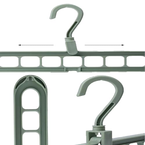 9-in-1 Kleding Hanger, 360 Degree Rotatable Magic Kleding Hanger, Multiple Hangers, Magic Hanger, Organizer, Closet, Kleding Hanger Holder, Space Saving(10 PCS) 3