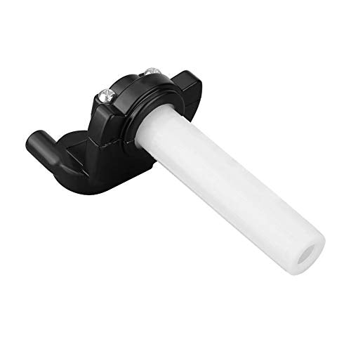 Accelerator handgrepen, 22mm Motorfiets Onderdelen Visual Throttle Levers Set en Turn Gas Lever voor ATV Dirt Bike (White) Throttle Moped, Wit 3