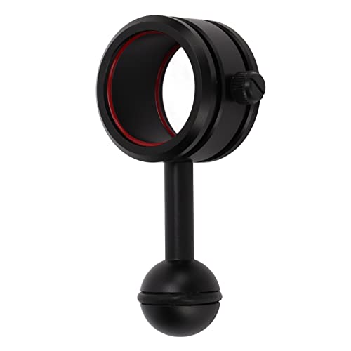 Duikbalkop clip, duikbal arm geïntegreerd ontwerp bal hoofd klem ontwerp gemakkelijk te dragen lange levensduur geanodiseerd harde coating voor duik zaklamp