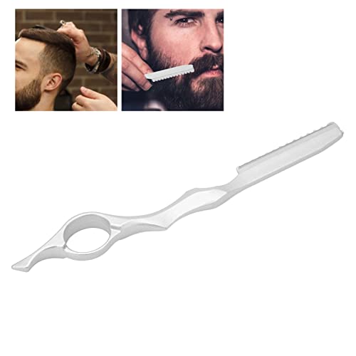 Professionele Hair Styling Thinner Texturizing Cutting Feather Razor, Hair Styling Razor Hair Thinning Comb Hair Texturizing Cutting Razor Comb voor Salon Home Use(Zilver) 4