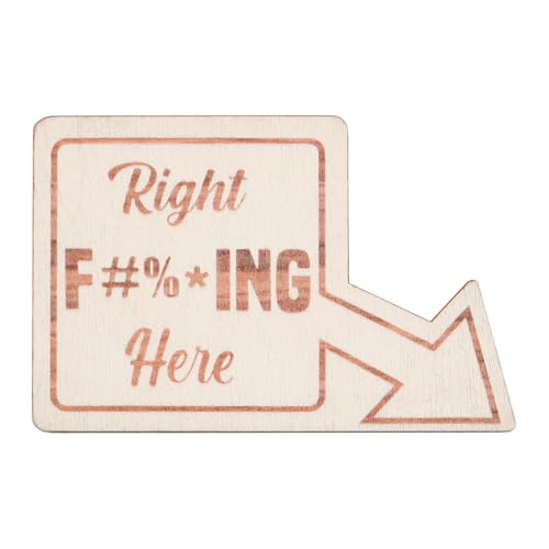 1 PC. Grappige 8-bal pocket marker, grappige golf bal marker, unieke houten golf bal markers met grappige woorden Mischief golf bal marker