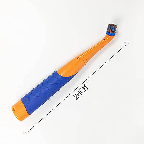 Elektrische schoonmaakborstel Set, elektrische Spider Scrubber Huishoudelijke Penselen met 4 hoofden voor thuis Badkamer Vloer Bad Douche Tile (Zwart & White)