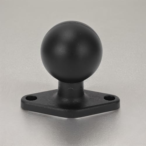 1.5" Marine Graad Aluminium Ball Mount Base, Anti Slip Rubber Plate & TPU Ball Adapter voor C-grootte 1,5 Inch Bal Dubbele Socket Arm