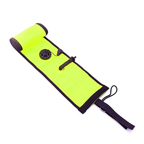 Hoge zichtbare oppervlaktemarkering Buoy duiken veiligheid onder water Opblaasbare float worst duiker onder signaal buis met reflecterende tape & duik vlag (1,5m* 15cm) 4