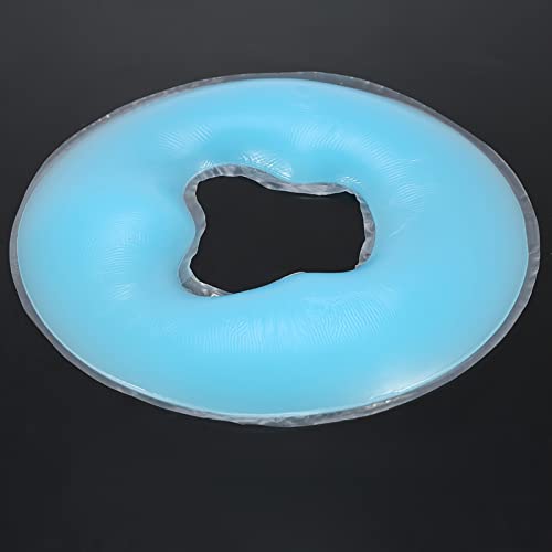 Massage Bed Gezicht Kussen Gezicht Kussen Headrest Zachte Siliconen SPA Massagekussen (blauw) 4