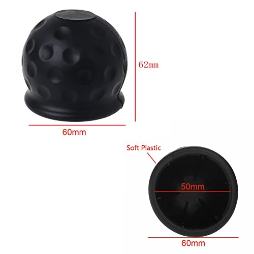 Forlush 8 stuks Rubber sleepstang Cover, sleepbal Cover, Trailer koppeling, voor Camper Trailer 4