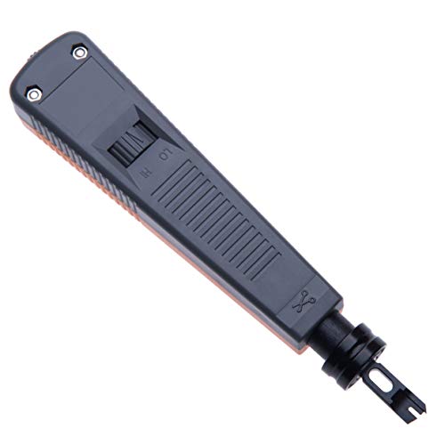 Pons Down Krone-tool van Impact Cable Crimper Punching Wire Insertion Tool met 110/88 Blade voor IDC Connectors, 8P8C keystone Patch Panels, 110 Block Terminals, Cat 5/6/6a Bedradingssystemen 4