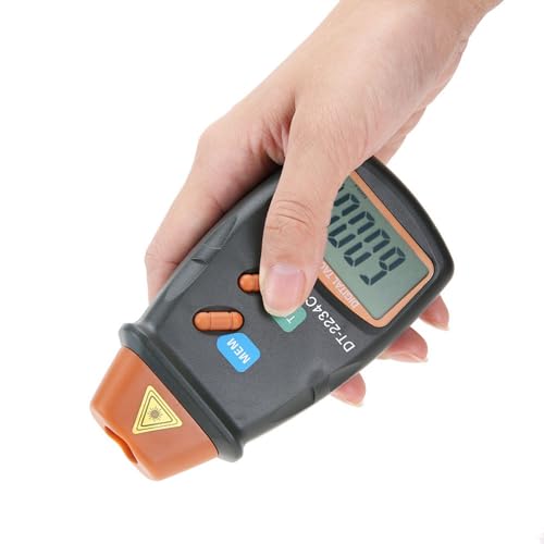 DT-2234C LCD Digital Mini RPM Tester Meter Laser Photo Tachometer Contactloze optische Tachometer RPM-tester voor motor en industrie