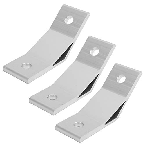 10-st 135 Degree Hoekhaak, Aluminium Rail Aluminium Legering Hoekhaak Haakhaak, voor DIY-projecten, Meubilair en industriële toepassingen (4040-135 graden)