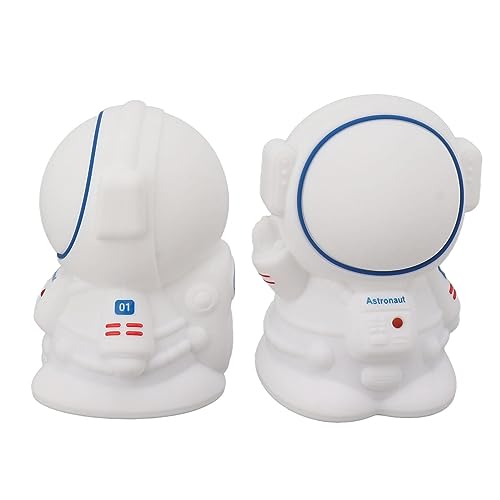 Astronaut Nachtlicht Zacht Waterdicht Siliconen Nachtlicht USB Oplaadbaar Nachtlampje voor Slaapkamer Slaapzaal Camping Spaceman Nacht Licht Nachtlampje voor kinderen