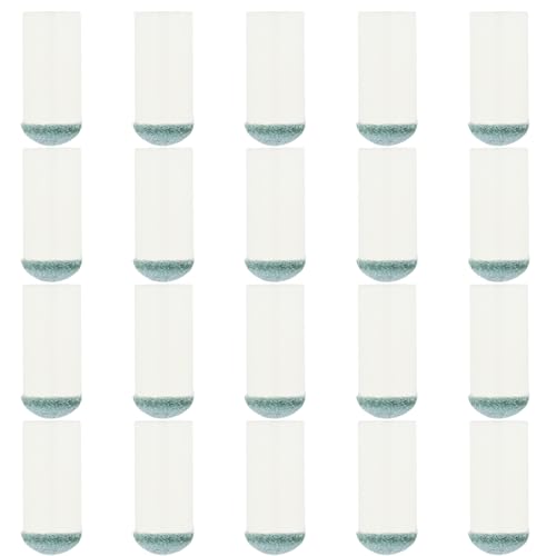 Slip On Pool Cue Tips, 20st 12mm Biljart Pool Cue Tips, Vervanging Schroef On Pool, White Pool Cue Stick Ferrules voor Biljart, Pool Vrijetijd Sport