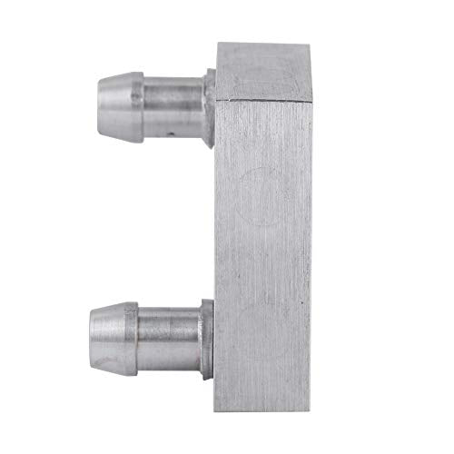 Water gekoelde warmte aanrecht water koeling blok aluminiumlegering 40x40mm water koeling aluminium blok voor CPU Radiator vloeibaar water warmte aanrecht koeler Ef