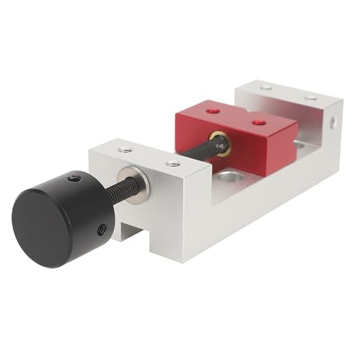 Mini Flat Clamp, Drill Press Flat Vice, 50mm Minialuminium Tafel klem Mechanische Machine Vise voor sieraden Walnut nucleaire horloge, Bank Klemmen
