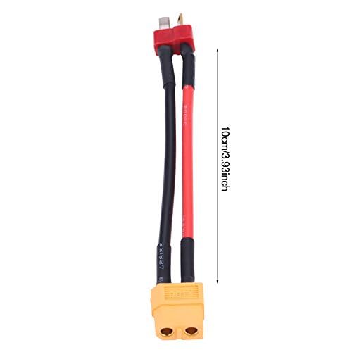 2Scs 4 Types XT60 to T Plug Adapter Connector Cable RC Accessoires 14AWG 10cm (T Plug Man to XT60 Vrouw)