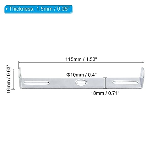 Plafondlamp Set 115 mm 2 Sets Bevestiging Bracket Plate Stalen Cross Bar voor Home Office Vering Wandlamp met schroefwasmachine