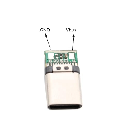 10st Micro USB 3.1 Type C Plug 24 Pin, DIY Micro Type C USB 3.1 Bus Solderen SMT Type met Zwarte Case Cover 5