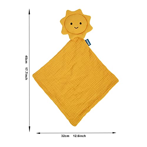 Olifant knuffeldoek baby snuggle kleding met konijn hoofd knuffel kleding knuffel speelgoed konijn voor baby's katoen Muslin kleding Baby deken comfort voor pasgeboren baby's geschenk voor geboorte jongens 5
