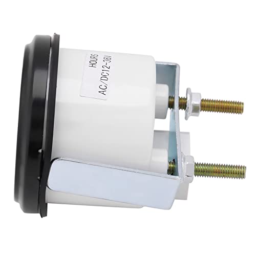 Hour Counter, AC/DC 12V 36V Mechanical Hour Meter voor Bootauto ATV Snowmobile Gazonmaaiers Auto's Vrachtwagens Marine, Hour Meter