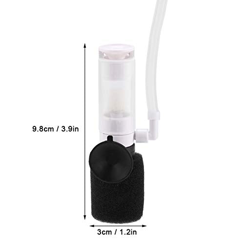 3-in-1 praktische vistankfilter mini aquarium biochemische sponsfilters luchtpomp enkelkops bio sponsschuimfilter