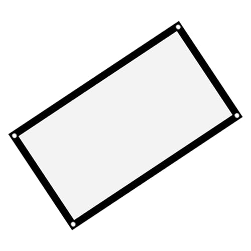 Witte Projectieschermen, Niet-kreuk Wit Projectorscherm, 16:9 Dikker Draagbaar Projectorscherm Opvouwbaar voor Buitenfilm, Kampen (-2610190065711) 4