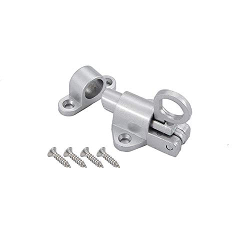 BETOOL Slide Barrel Deur Bolts, 1pc Bolt Latch Lock Silver Grey Aluminium Deur Kleine Dikke Latch Security Guard voor thuis Badkamerdeur