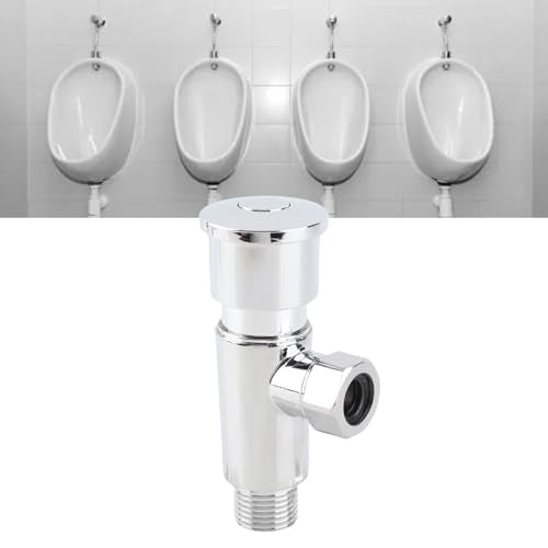 Flush Valve, Urinal Flush Valve, Zinklegering Meerjarig Tijd Vertraging Spoelen Urineventiel Drukknop Watertank Valve Urinaal blootgesteld 4