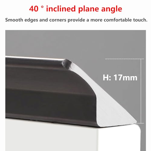 2 stuks aluminium meubelgrepen, gatafstand 96 mm, lades, slaapkamer meubelgreep 5