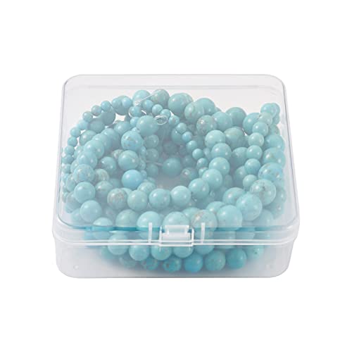 5 onderdelen natuurlijke edelsteen turquoise kralen 4mm/6mm/8mm/10mm ronde bal Losse kralen voor ketting armband sieraden maken 3