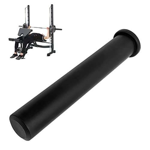 Black Barbell Adapter Sleeve, Barbell Adapter Sleeve Non-slip 50mm PP Shake Resistant for Fitness Center(303mm/11.93in) Gewichtheffen