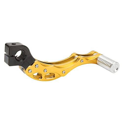 Kickstart Lever,Motorcycle Kickstart Lever,Universal Aluminium Legering Hoge sterkte Starter Lever voor Motorfiets Scooter(Gold) 3