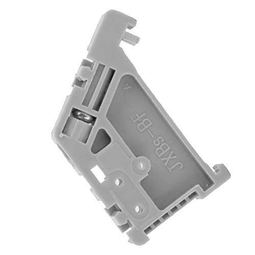 35mm Din Rail Terminal Block Terminal Stopper Montage Clips Gray Schroef vast type voor elektrische distributie Plastic 50 stuks (B)