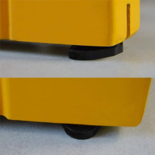 2 stuks Floor Guide, Zwarte verstelbare kunststof schuifdeur gids met schroeven Schuurdeur Accessoires - Eenvoudig te installeren 5