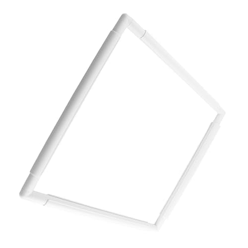 Verstelbare Plastic Borduurframes, Cross Stitch Quiltnaald Tip Q Snaps voor Cross Stitch DIY Gereedschap (20.3 * 20,3cm) Plastic Clip Frame Borduren (43,2 x 28cm) 4
