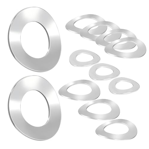 Verpakking van 20 Assenschijven Elastische Assenschijven Roestvrij stalen Afwasmachines M6 Wasmachines Platte Wasmachines voor Schroeven