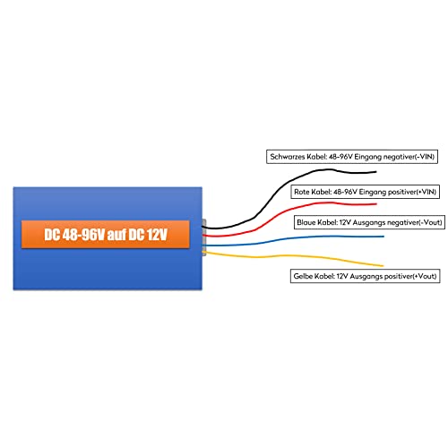 Omvormer DC 48V-96V naar DC 12V 25A 300W IP66 Waterdichte Voltage Converter, Stabiele DC-uitgang, Waterdicht, Efficiënt, Power Transformer, Module, Elektronische Component 3