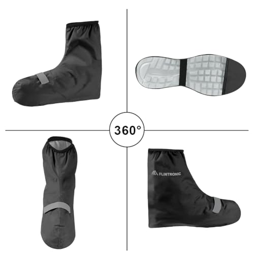 Waterdichte Overschoenen, Non-Slip Herbruikbare Fietsschoenen, Overschoenen, Verstelbare regenhoes, Schoendeksels met Reflectoren voor Motorfiets, Fietsen, Wandelen, Outdoor