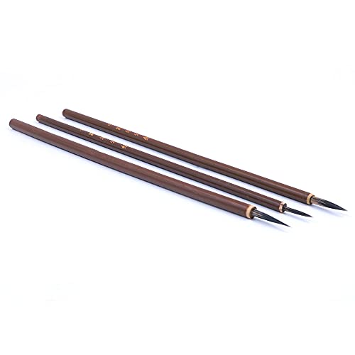 3Pcs Chinese kalligrafie borstel Schrijven Brush Kanji Sumi tekening aquarel penseel 5