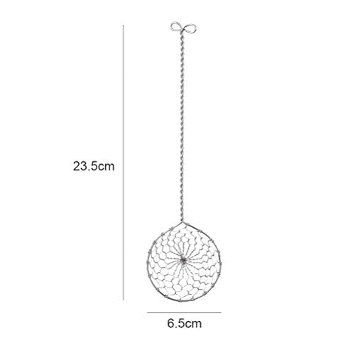 Spider Strainer Skimmer kit, Long Handle Colander, Mini Stainless Steel Wire Food Strainer Spoon Set, Fondue Strainer Stainless Steel Fondue Strainer 3