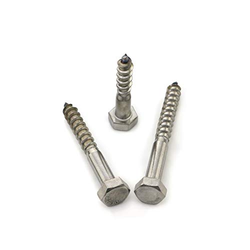 Zeshoek Extern Hoofd Coach Schroef - Roestvrij staal 5