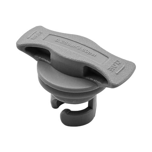 Zee 2 st. Boot Kayak Air Valve Plug Opblaasbare boot Valve Cover Stofdichte Spiraal Air Plugs Vervanging voor Rubber boot Raft Kayak Pool (Grijs)