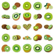 Kiwi's Stickers voor tieners en volwassenen, 50 stuks, Kiwi Fruit Waterdichte Vinyl Sticker Set, Auto, Motorfiets, Fiets, Skateboard, Snowboard, Bagage, Laptop koffer, Helm, Motorfiets 4