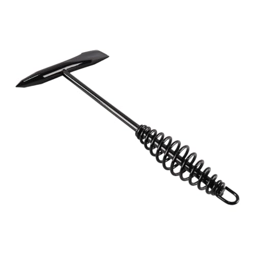 1 Handgereedschap voor laatstechniek, beitelhamer met spiraalveerhandvat, geschikt voor het verwijderen van lasslakken, impactbord, enz