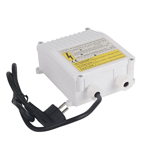 Pompcontroller, pompcontrolebox, ingebouwde thermische beveiliging Circuit Breaker Controller voor diepe goed dompelbare pompen, draagbare stroom waterpompen (750W EU-plug 220V) 3