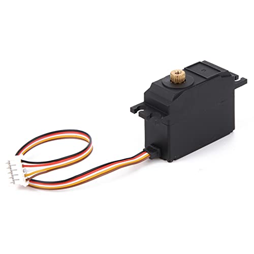 Wltoys 12428 Servo WLToys 1 10 12428 Servo Black Plastic Gear Servo Upgrade Onderdelen Sory Fit voor Wltoys 12428 12427 1 12 RC Car 4