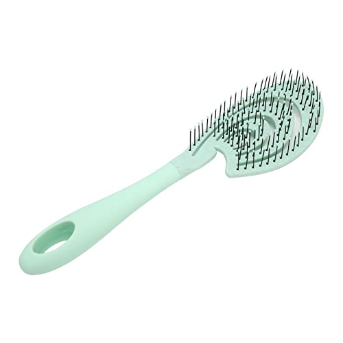 Haarborstel, brede gebogen, Geventileerde borstel voor vrouwen, Mannen, Nat droog haar, Paddle Detangling Brush met Bristle voor Tangling en knopen, Quick Dry 4